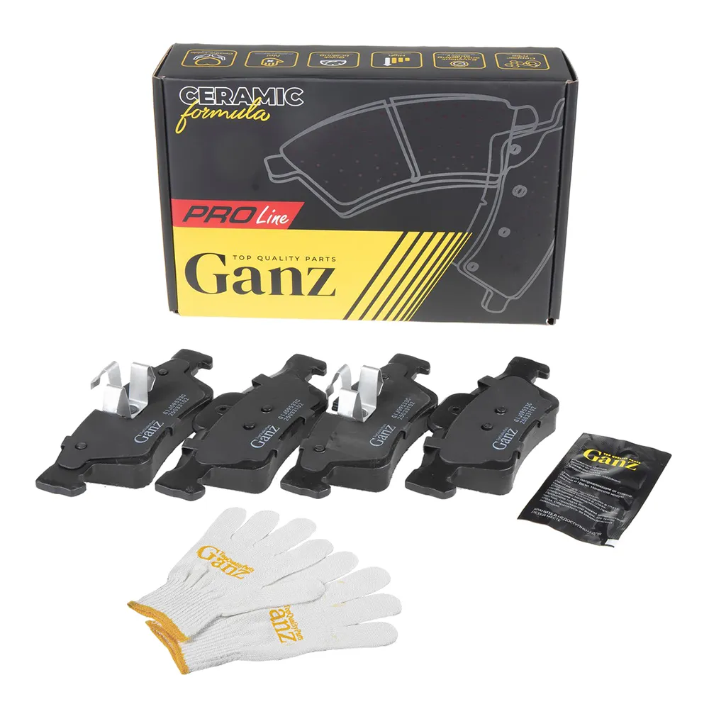 Колодки тормозные задние PRO-Line Ceramic для MB ML(W164)/GL(X164) 04- GANZ GIJ09533C