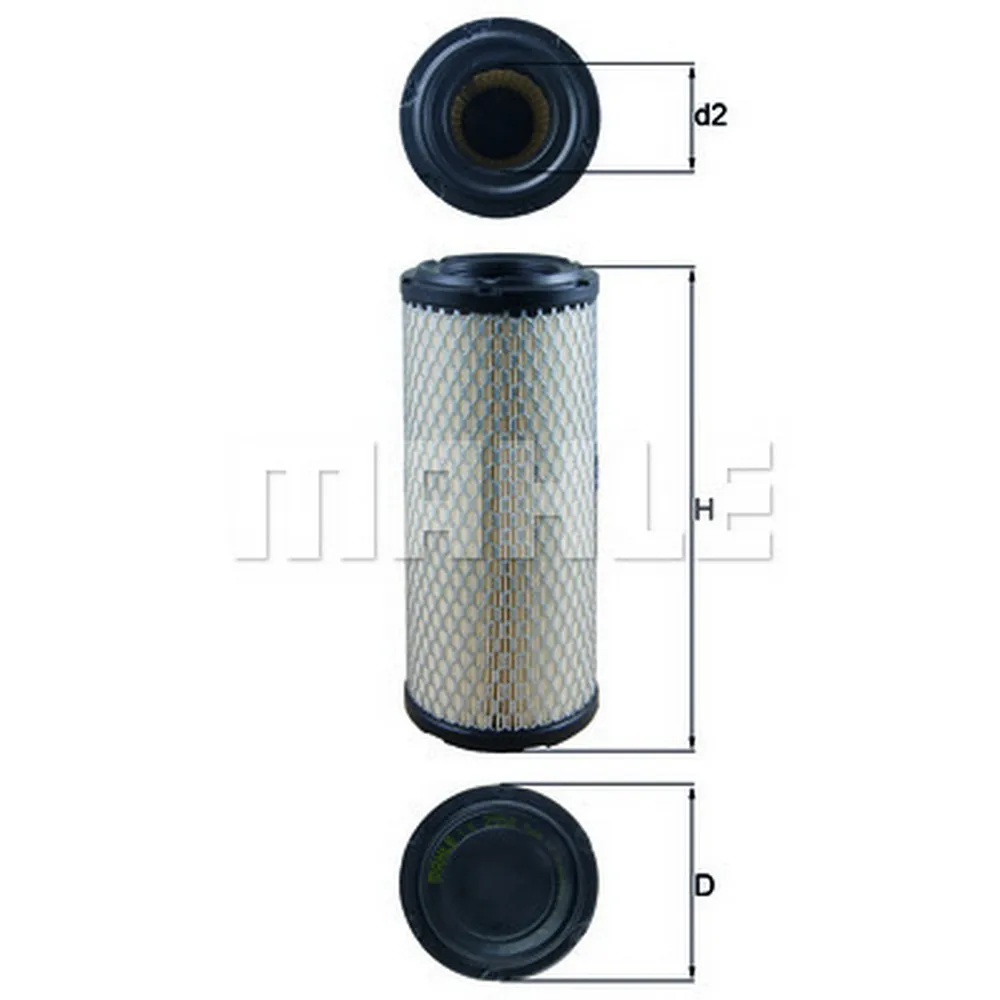 Воздушный фильтр MAHLE ORIGINAL KNECHT/MAHLE LX2958.