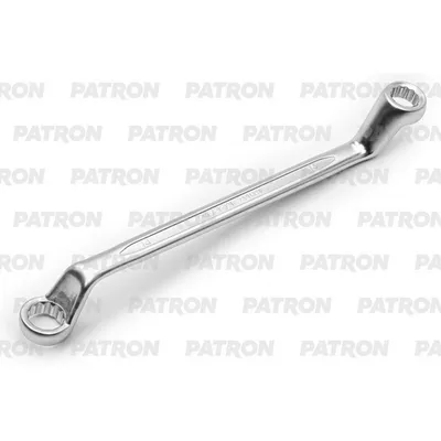 Ключ накидной изогнутый на 75 градусов, 13х15 мм PATRON P-7591315