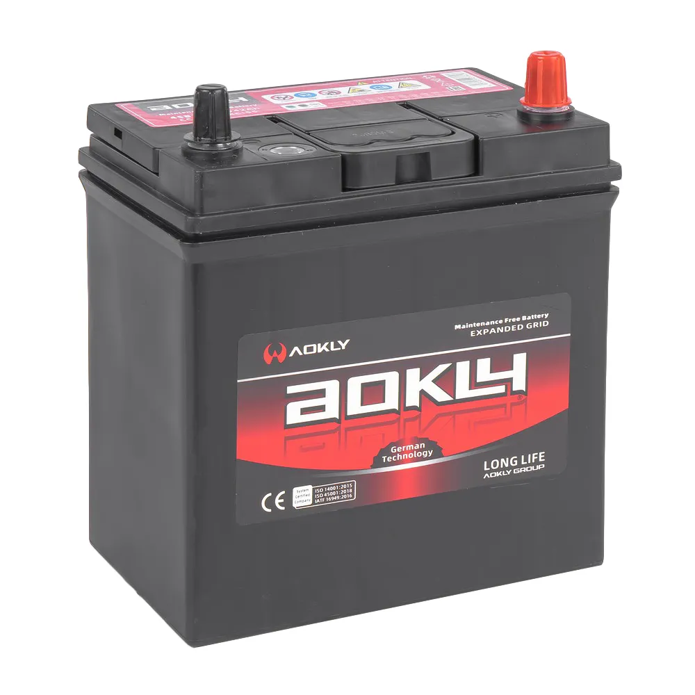 Аккумулятор AOKLY ASIA 42 А/ч обратный R+ 195x127x220 B19 EN 430 А