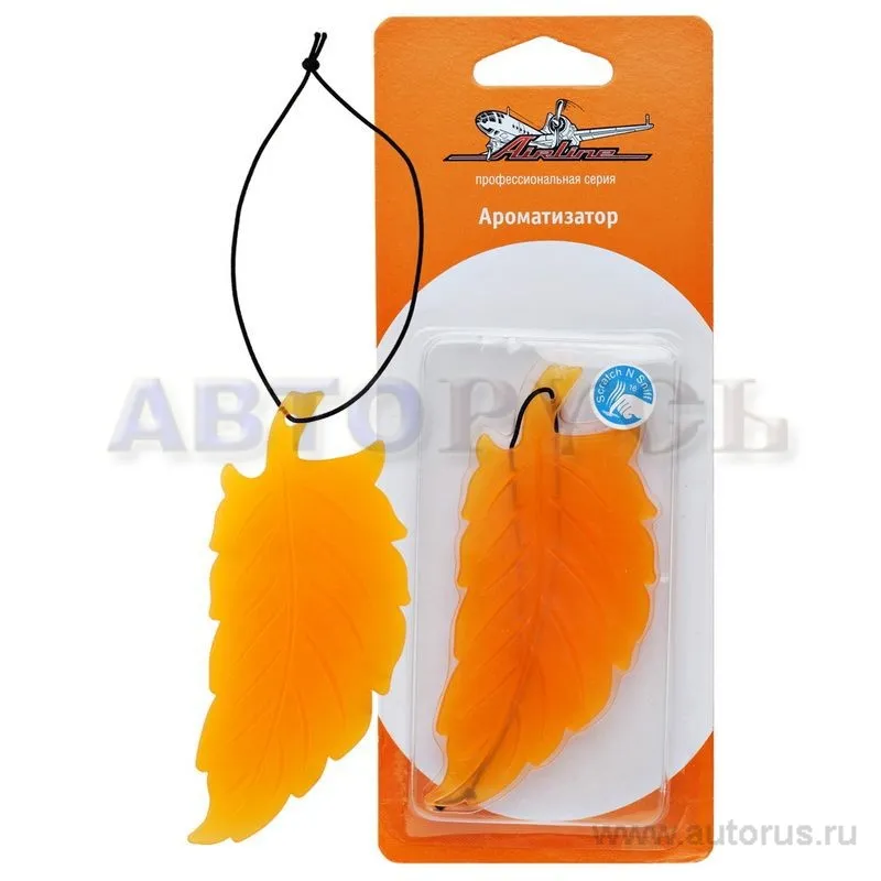 Ароматизатор на дефлектор гелевый Двойная свежесть эвкалипт и лаванда  AIRLINE AF-D03-EL
