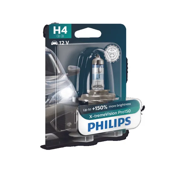 Лампа H4 X-treme Vision Pro150 12342XVPB1 PHILIPS 12342XVPB1