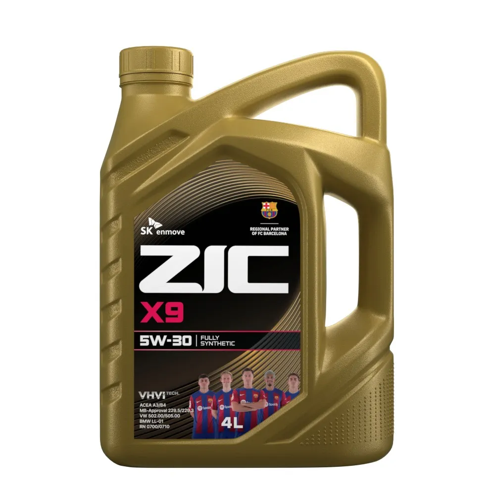 Масло моторное ZIC X9 5W-30 синтетическое 4 л 162614
