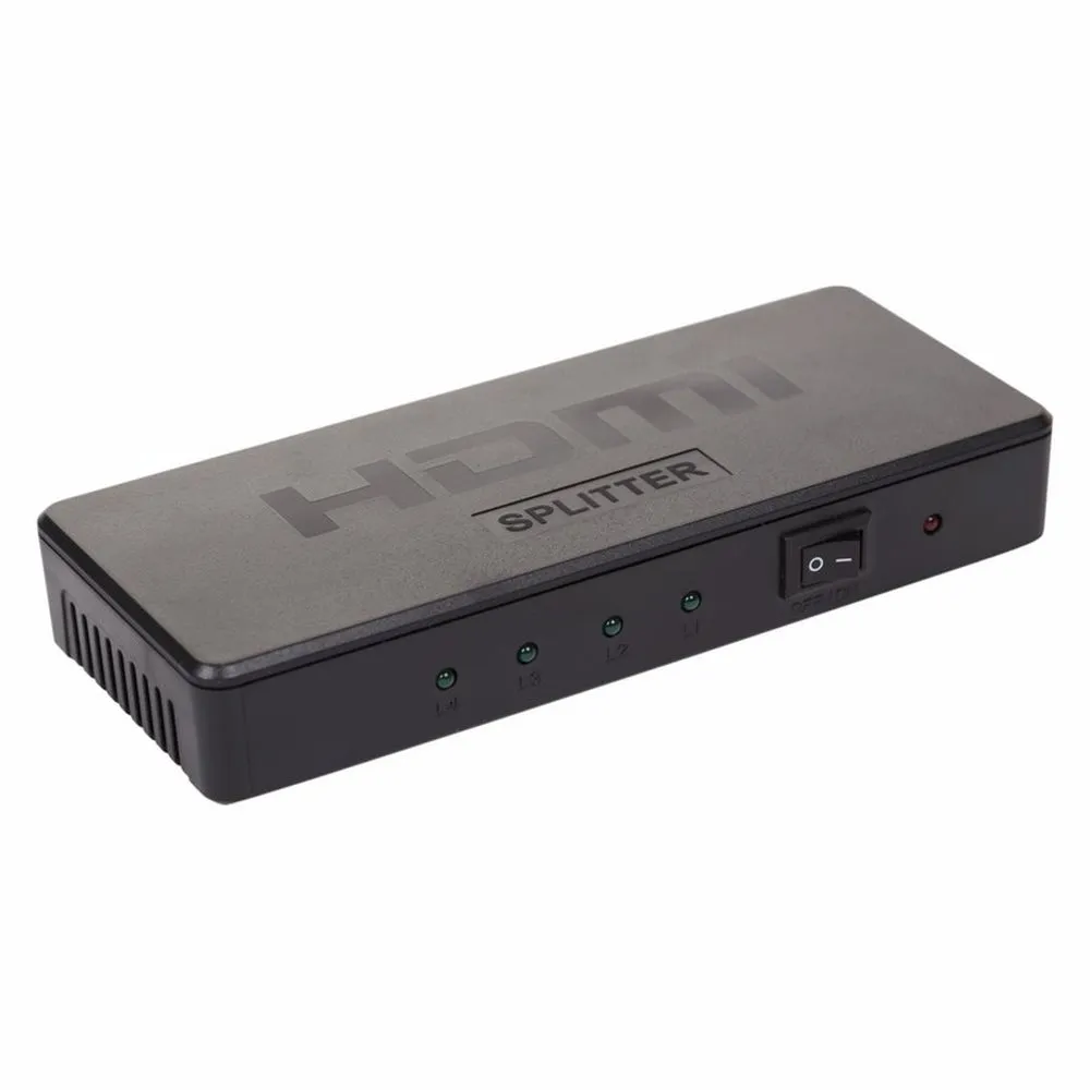 Делитель гнездо HDMI на 4 гнезда HDMI, пластик REXANT 17-6952