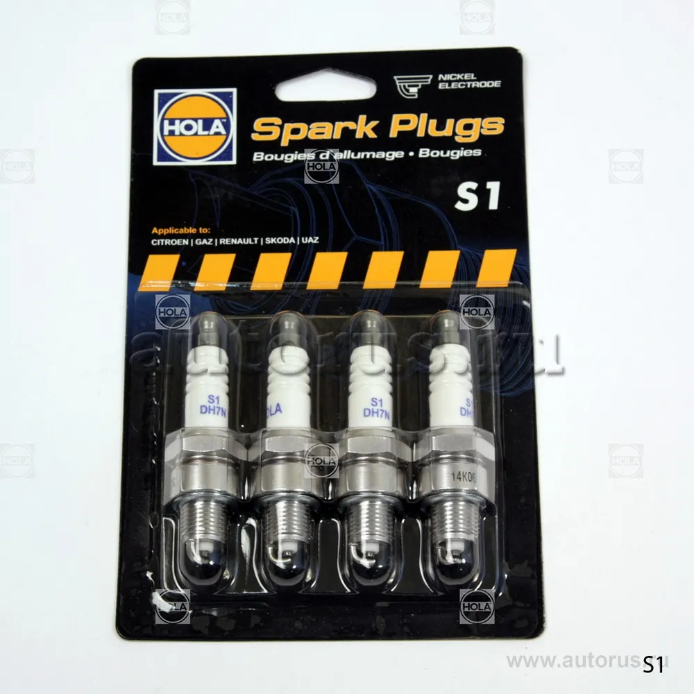 Свечи зажигания ZMZ 402 GAZ Gazelle/Sobol/Volga HOLA S1