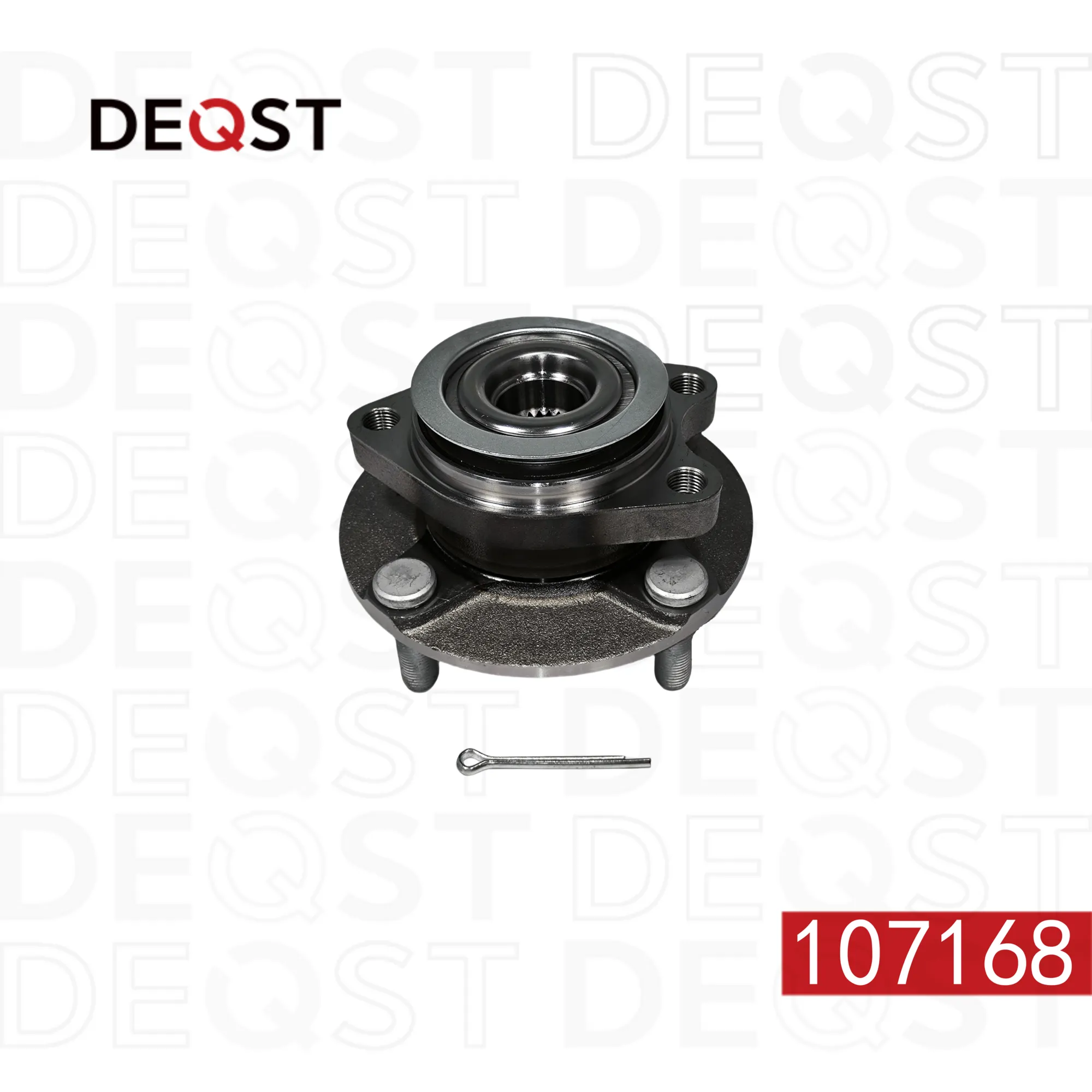Ступица с подшипником в сборе передняя NISSAN Tiida (SC11X) 2007- DEQST 107168