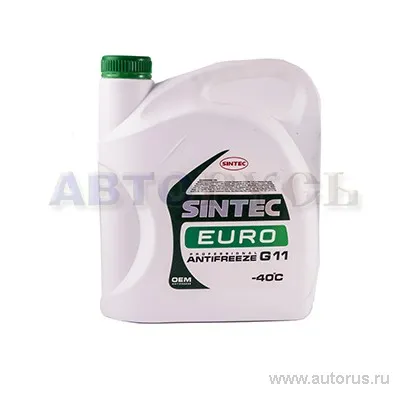 Антифриз Sintec EURO G11 готовый -40C зеленый 5 кг + 1 кг 800528