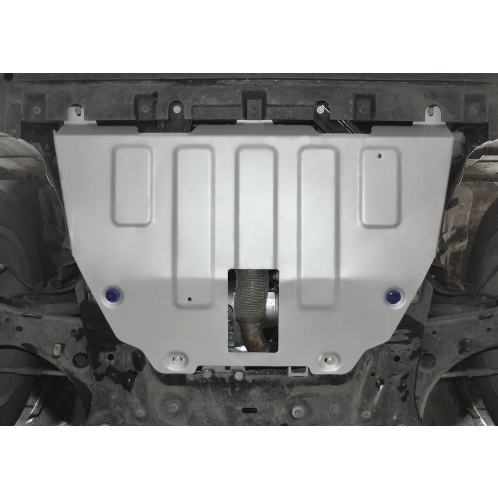 Защита картера + КПП + комплект крепежа, RIVAL, Алюминий, Jeep Renegade 2018-, V-1.4T(170л.с.), полн
