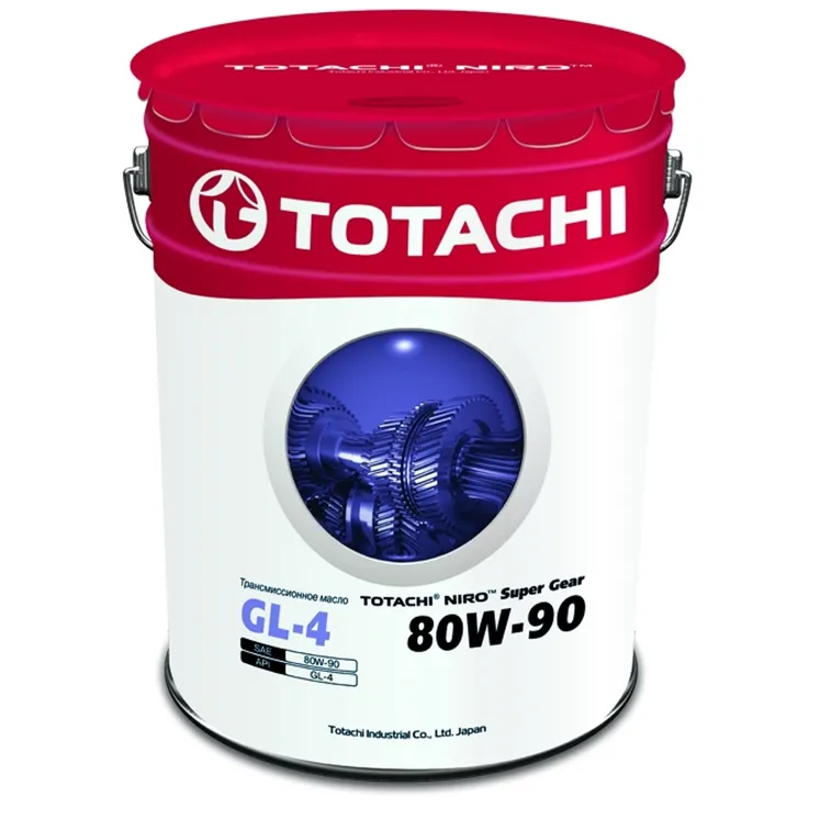 Масло трансмиссионное TOTACHI NIRO Super Gear GL-4 80W90 полусинтетическое 19 л 4589904921704