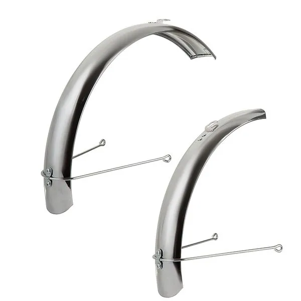 Крылья, переднее и задее, для колес 16, хром Bike Parts Х38994-1
