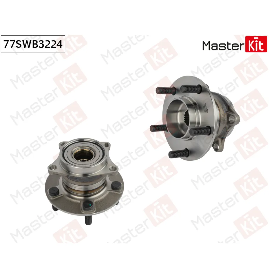 Ступица в сборе с подшипником зад. MASTERKIT 77SWB3224