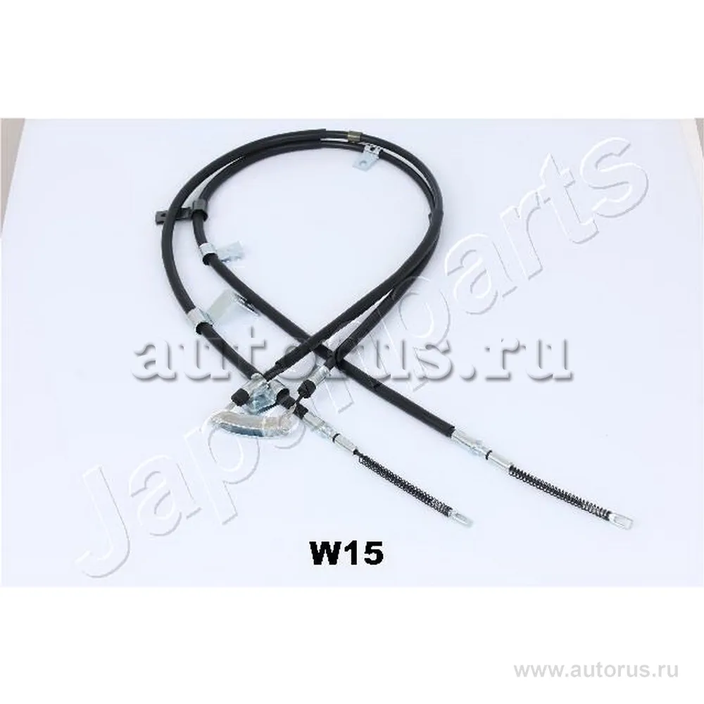 Трос ручного тормоза DAEWOO REZZO 00- JAPANPARTS BCW15