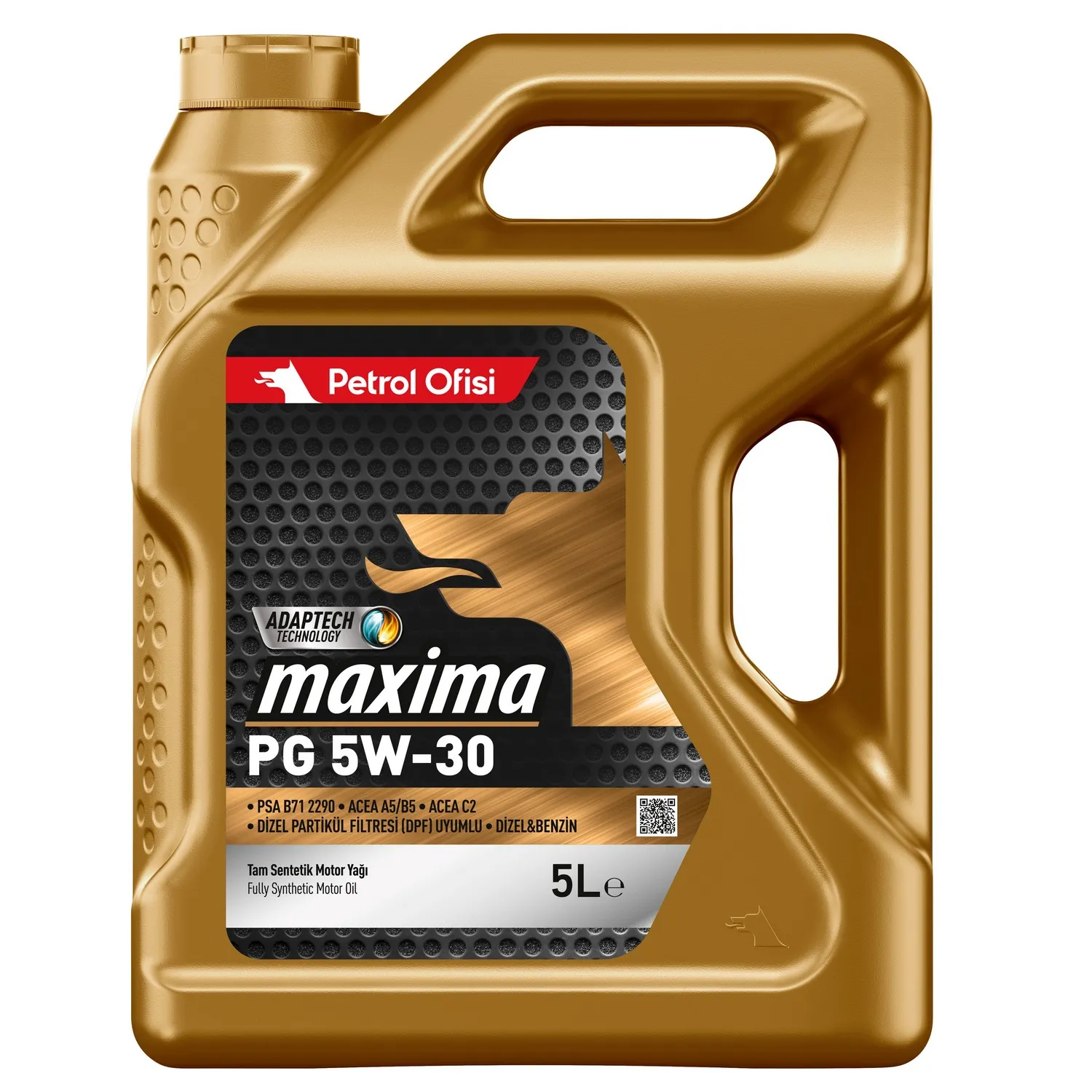 Масло моторное MAXIMA PG 5W-30 5 л. Petrol Ofisi 400001373