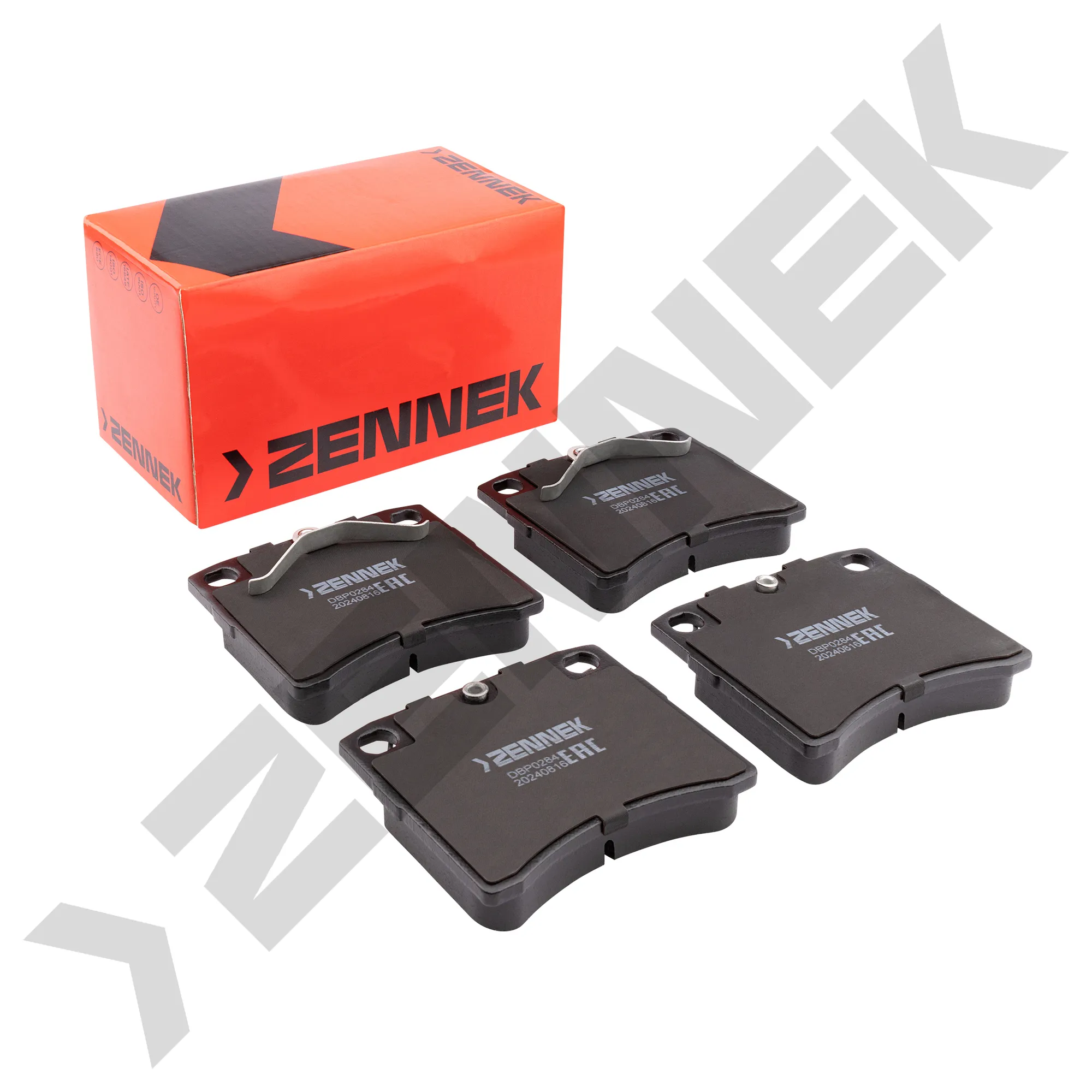 Колодки тормозные дисковые передние VW T4 90-04, ZENNEK DBP0284