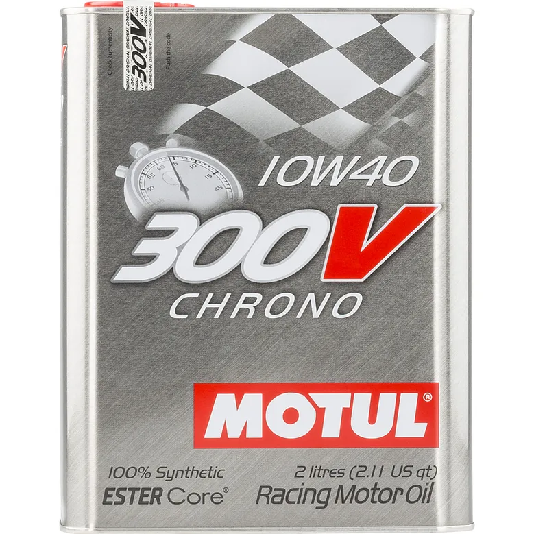 Масло моторное Motul 300V Chrono 10W-40 синтетическое 2 л 104243
