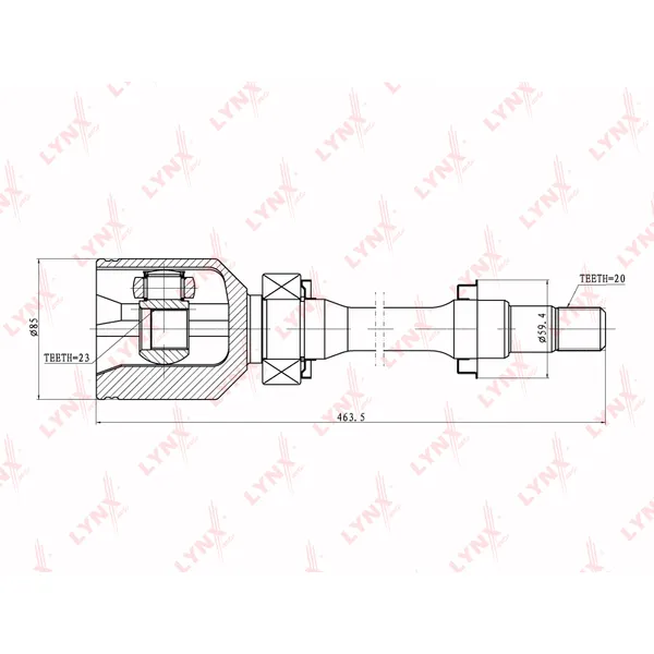 Шрус LYNXauto CI-7500