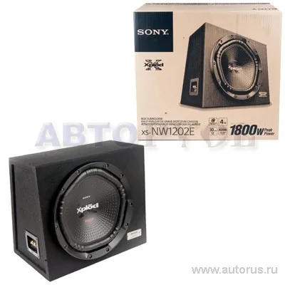 Сабвуфер SONY XS-NW1202E, 30 см , в корпусе, 300вт