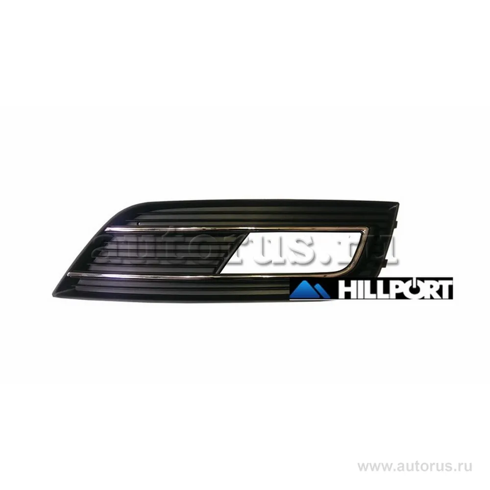 Заглушка бампера хром HILLPORT AHP2809HR