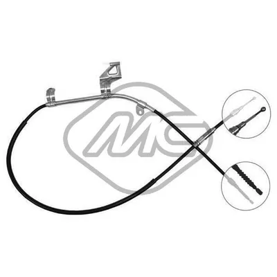 Трос ручника VW PASSAT ALL DX-RH Metalcaucho 83742