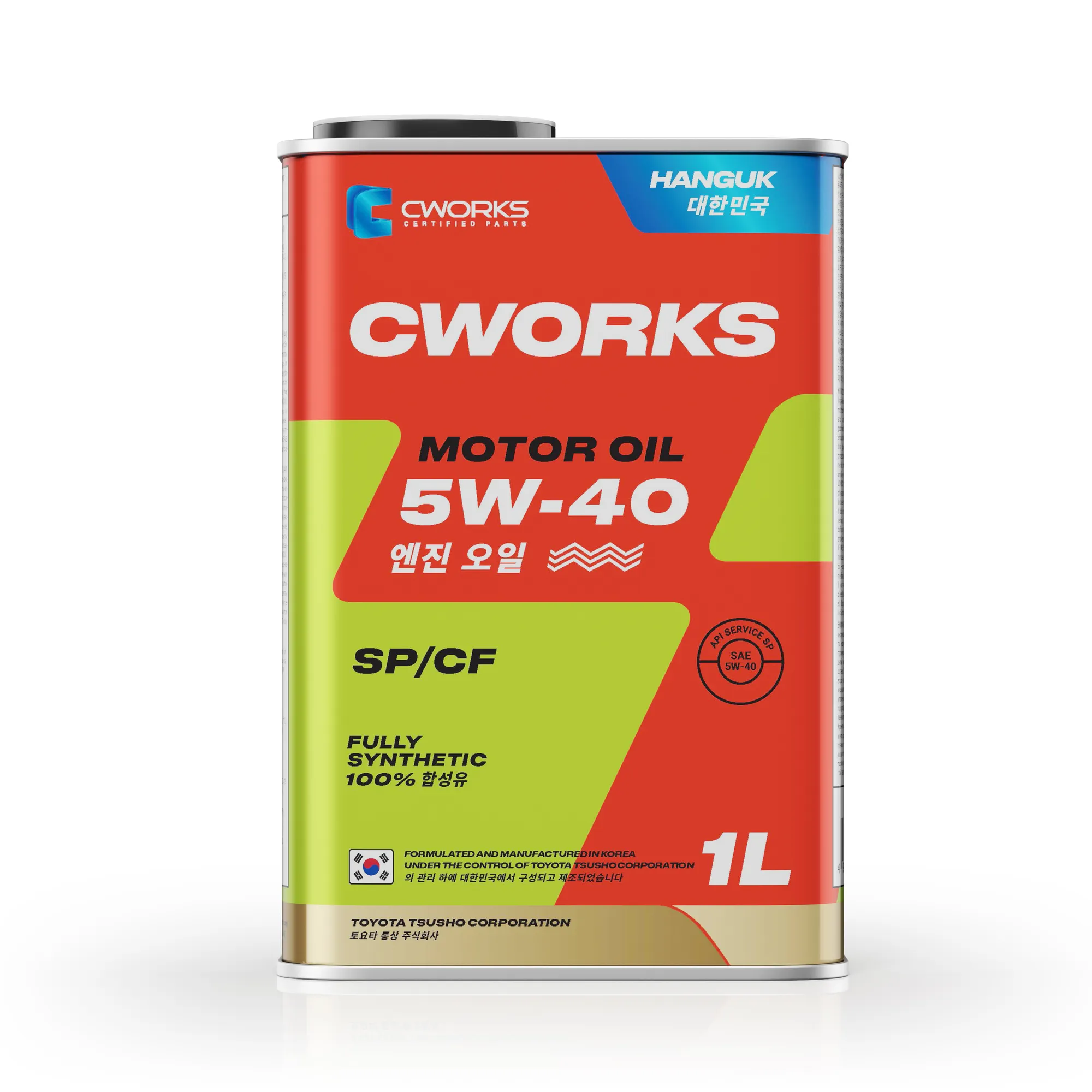 Масло моторное CWORKS HANGUK MOTOR OIL SP/CF 5W-40 синтетическое 1 л A13HR2001