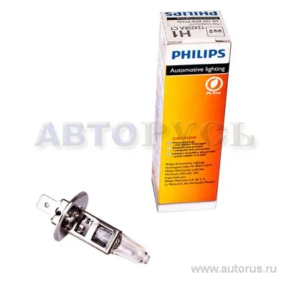 Лампа 12V H1 85W PHILIPS Rally 1 шт. картон 12425RAC1