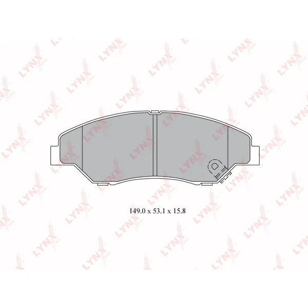 Колодки тормозные LYNXauto BD-4414
