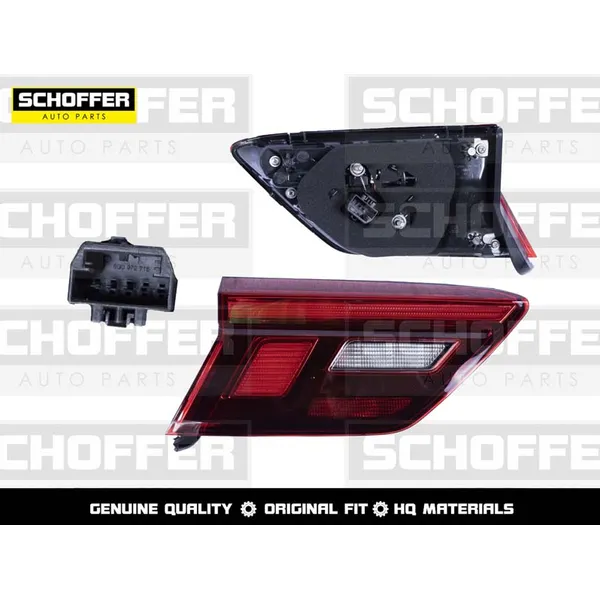 Фонарь в крышку багажника левый LED Volkswagen Tiguan 16- SCHOFFER SHF15118
