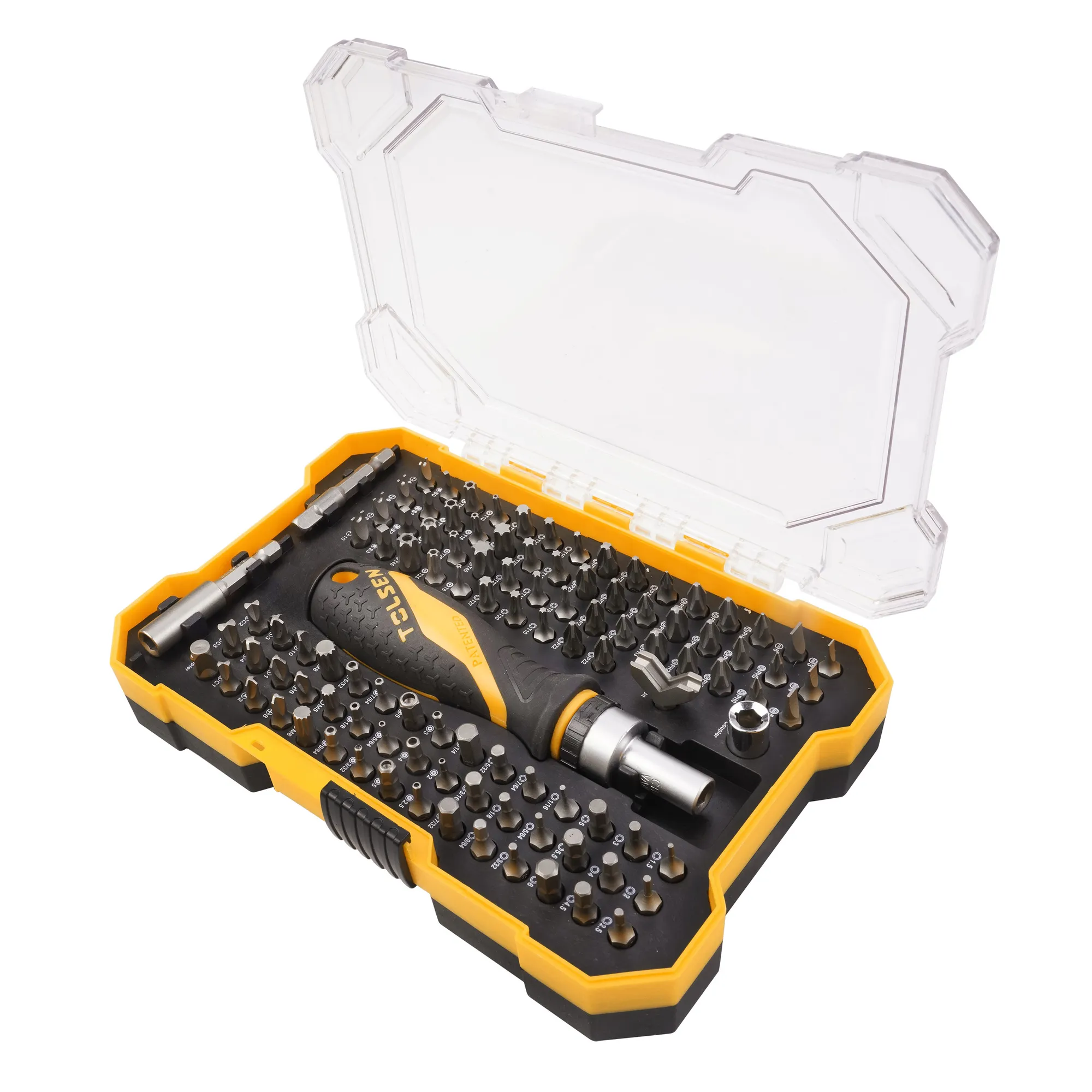 Набор вставок (бит) 1/4, PH, PZ, Hex, Torx, Slotted, 105 предметов TOLSEN TT20188