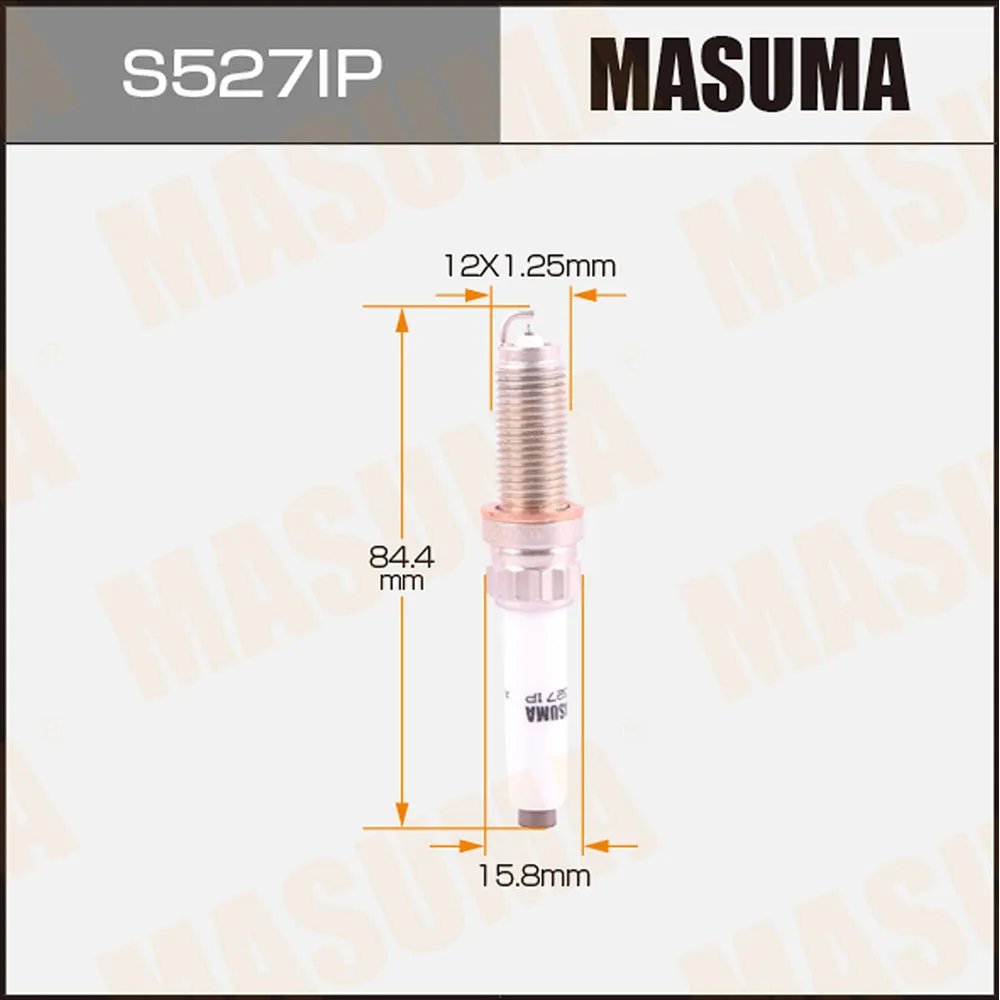 Свеча зажигания IRIDIUM+PLATINUM IRIDIUM+PLATINUM (SILZKGR8B8S) MASUMA S527IP