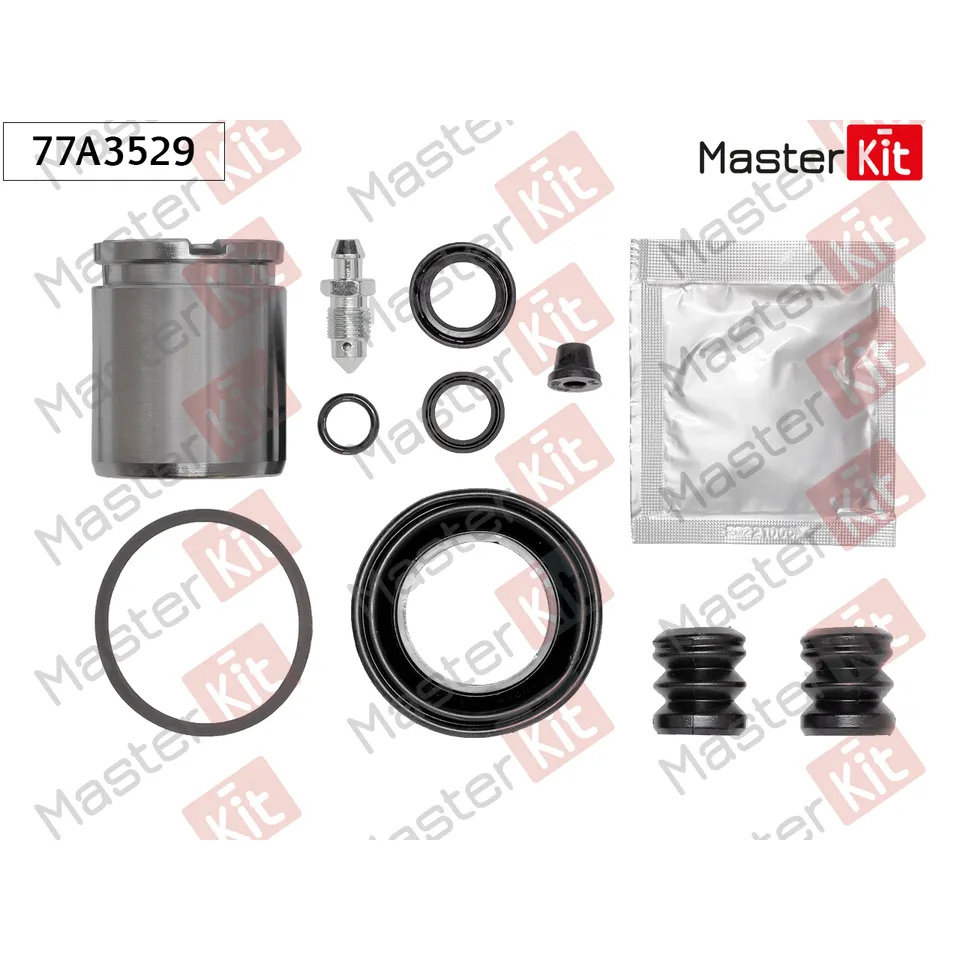 Ремкомплект тормозного суппорта+поршень Audi A8 (4E2, 4E8) 2002 - 2010 MASTERKIT 77A3529