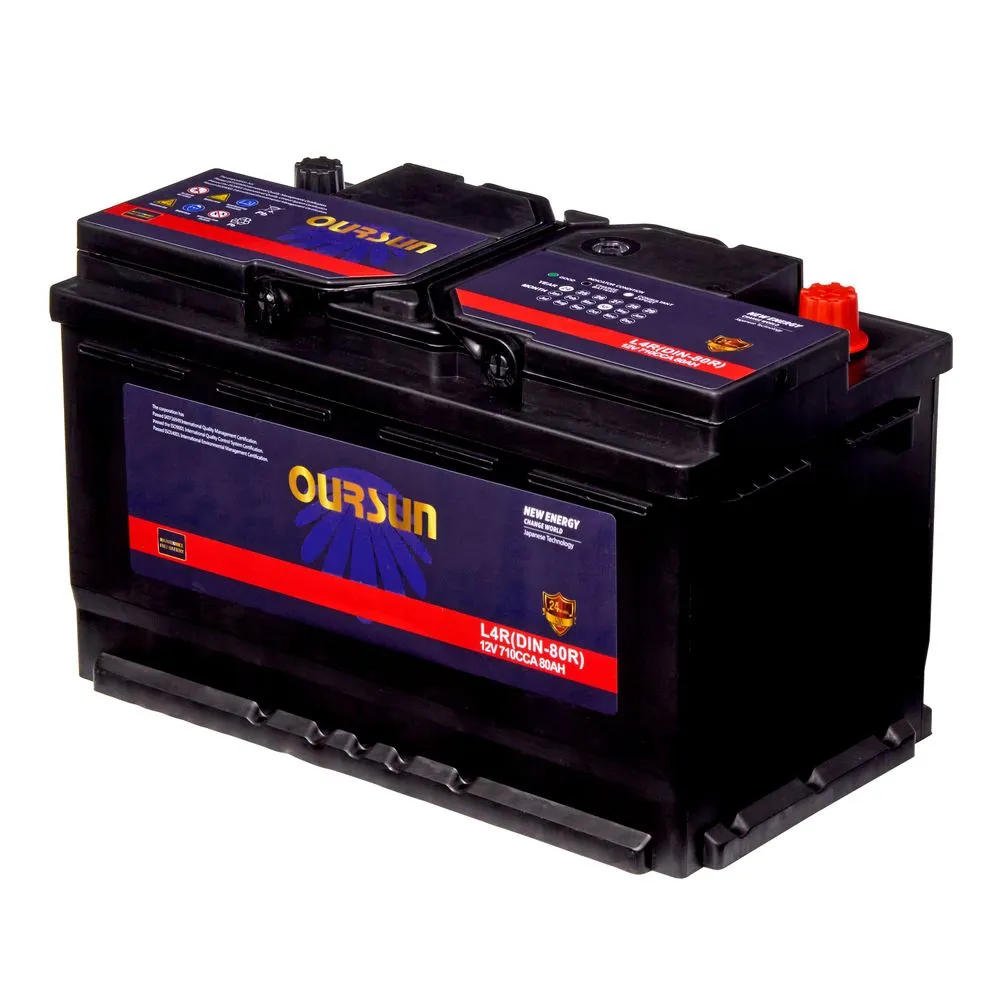 Аккумулятор OURSUN DIN 80 А/ч L+ (1) 190x312x173 EN710 А