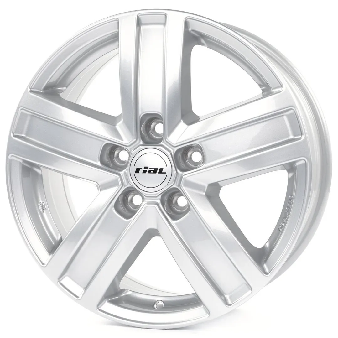 Диск литой R16 6.5J 5x160/65.1 ET60 Rial Transporter Polar Silver TP65660FT11