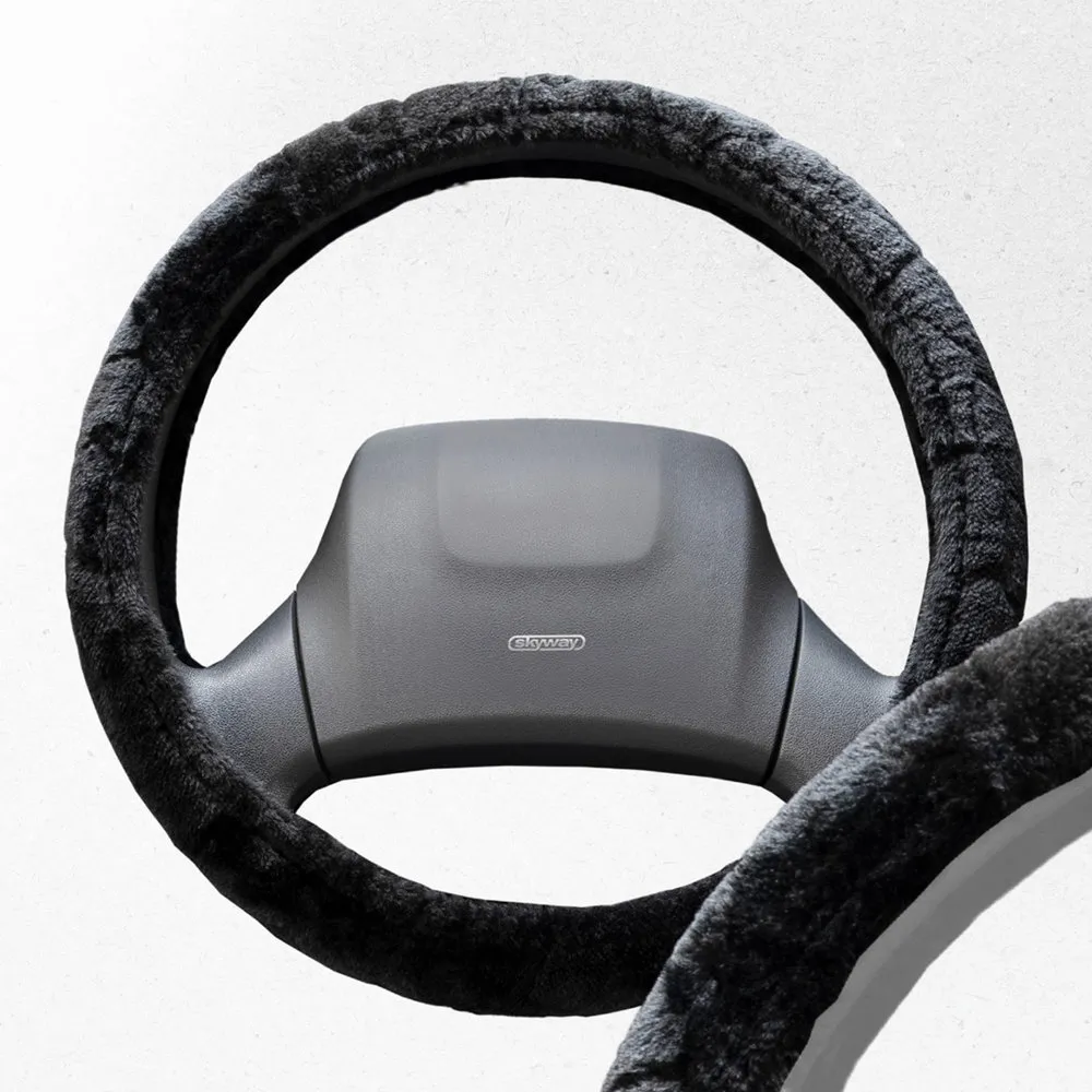 Оплетка SKYWAY Arctic-2 L Черная искусственный мех SKYWAY S01107012