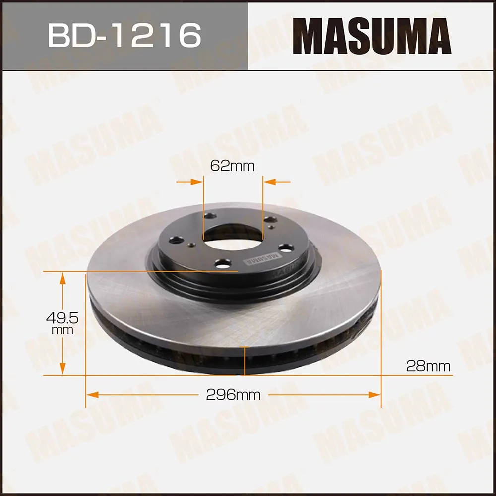 Диск тормозной передний для TOYOTA CAMRY MASUMA BD-1216