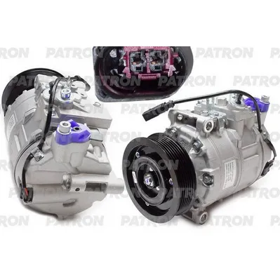 Компрессор кондиционера VW Touareg (02-)/Q7 (06-) 3.6FSi (02-), Audi Q7 (0 PATRON PACC076
