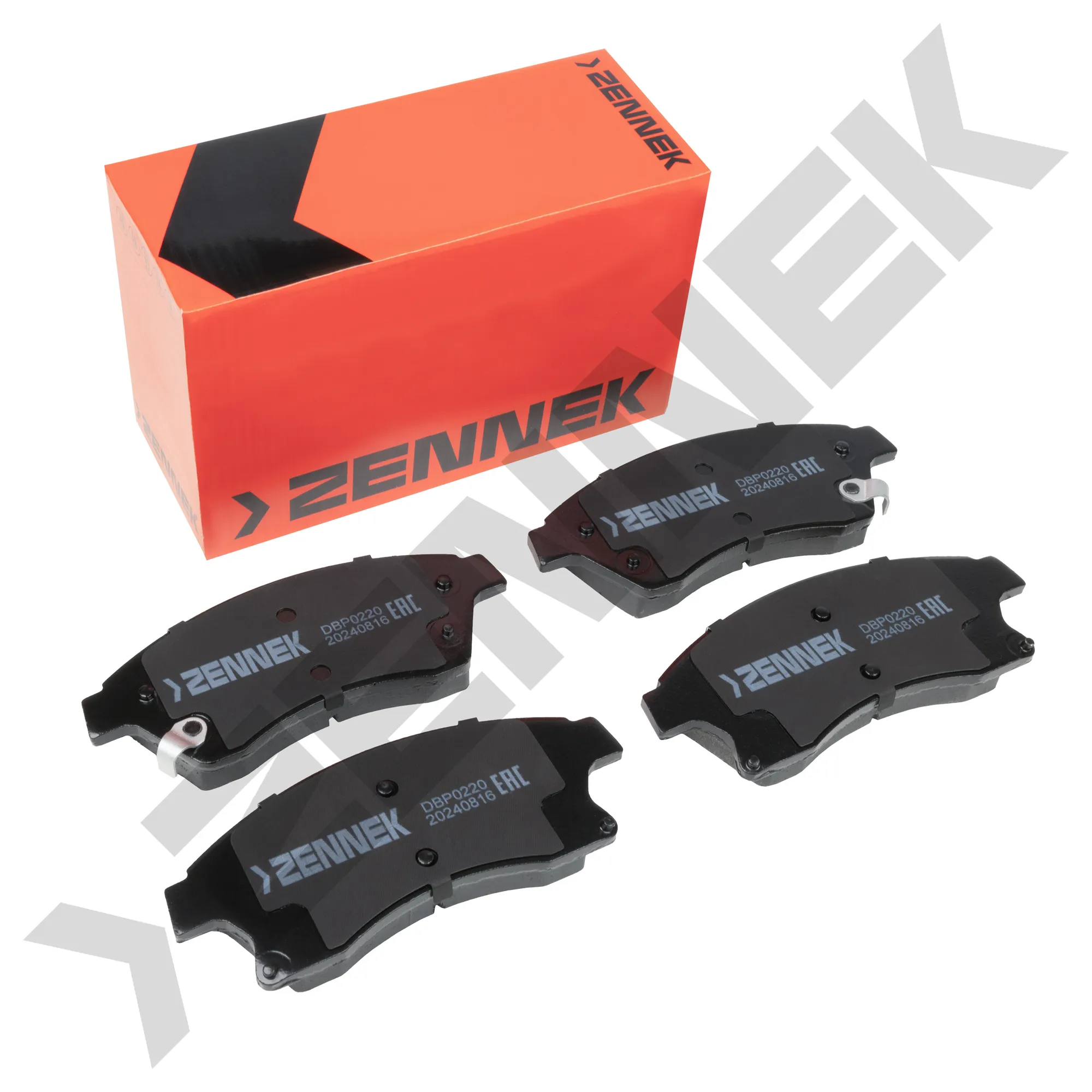 Колодки тормозные дисковые передние CHEVROLET AVEO 11-, CRUZE 09- ZENNEK DBP0220