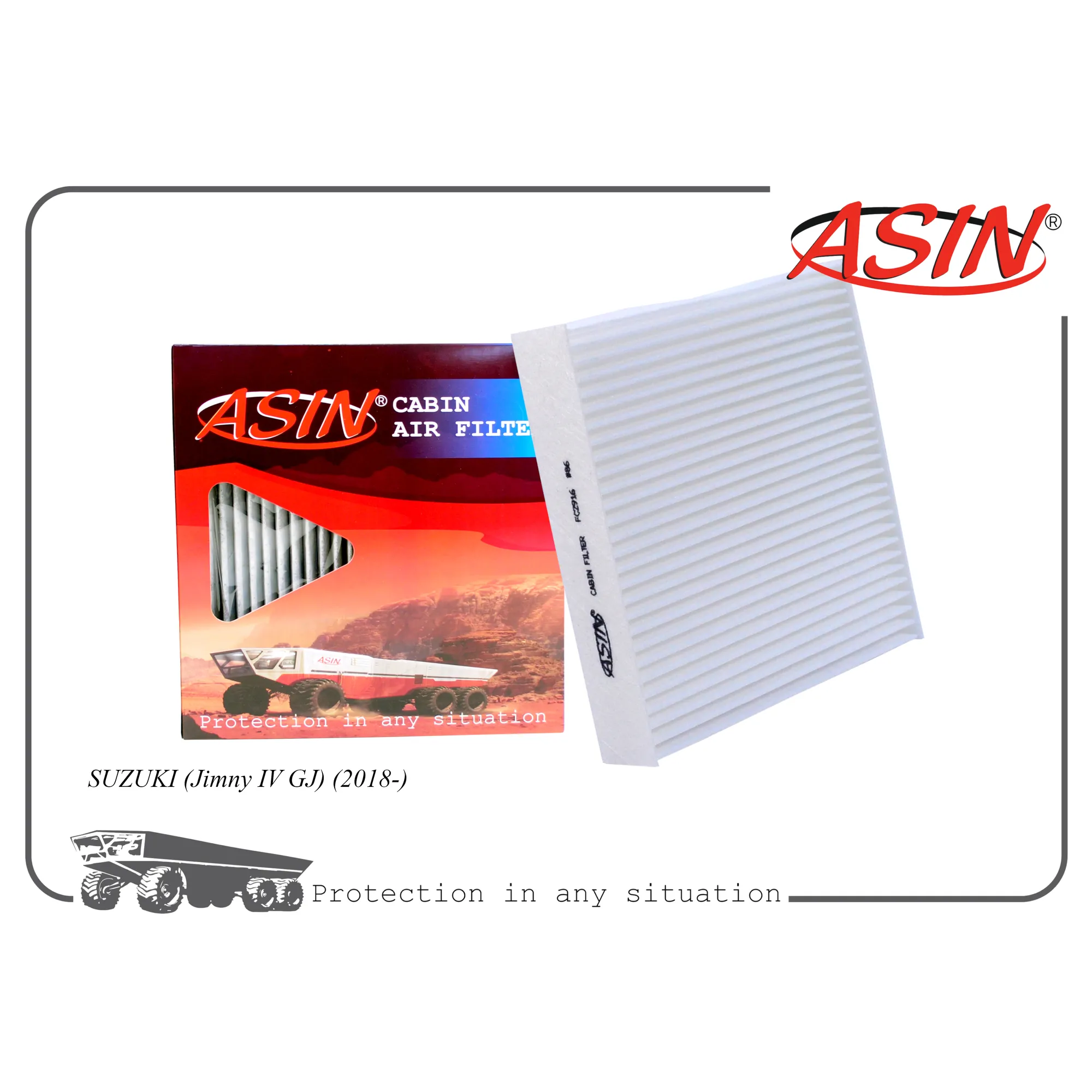 Фильтр салонный 95860-74P00/ASIN.FC2916 ASIN ASIN.FC2916