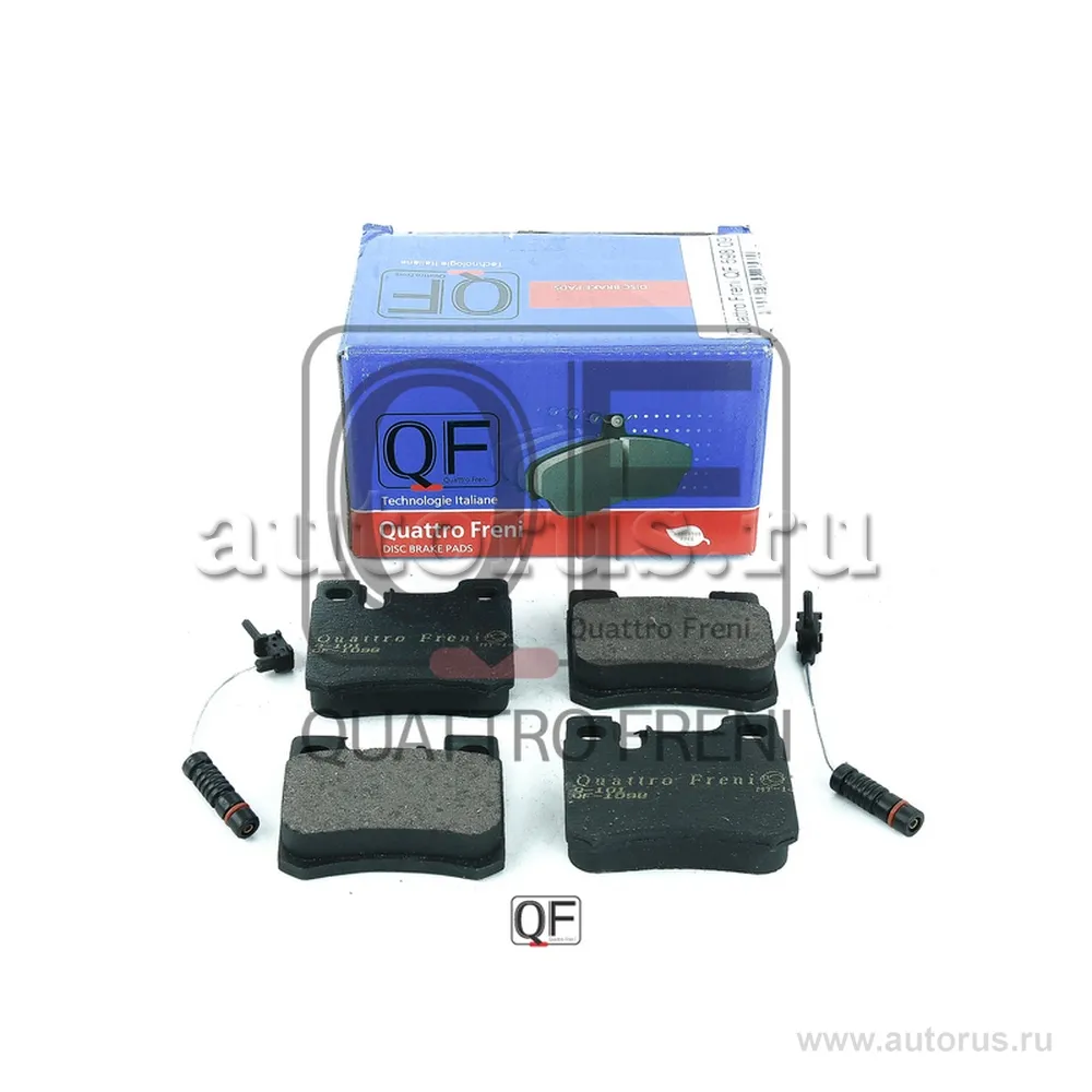 Колодки тормозные RR с электродатчиком, QUATTRO FRENI QF59809