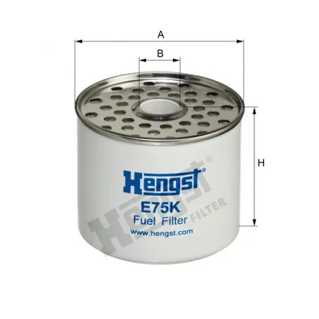 Топливный фильтр HENGST E75KD42