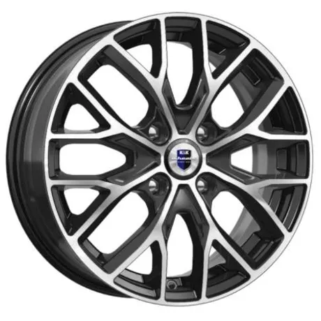 Диск литой R16 6J 4x100/60.1 ET41 КИК Лилиом Алмаз черный r77048
