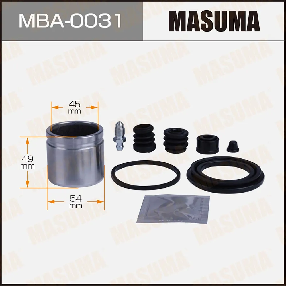 Ремкомплект тормозного суппорта с поршнем HYUNDAI ACCENT II MASUMA MBA-0031