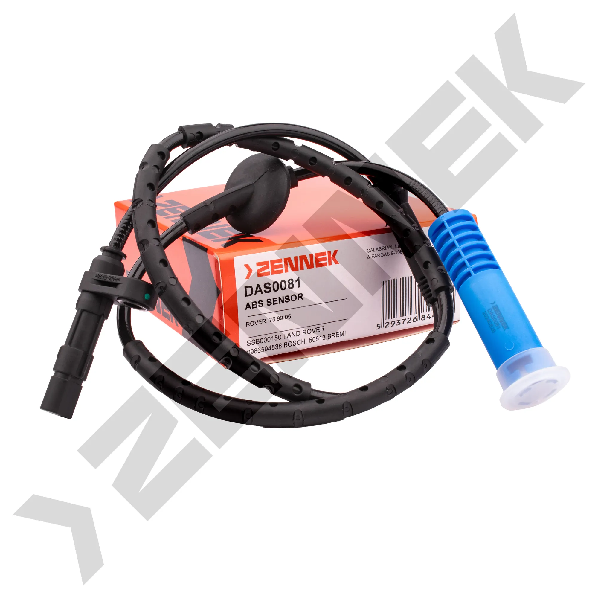Датчик ABS передний левый/правый ROVER 75 99-05 ZENNEK DAS0081