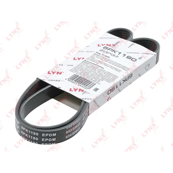 Ремень поликлиновый VAG/MITSUBISHI /6PK1190 LYNXauto 6PK1190