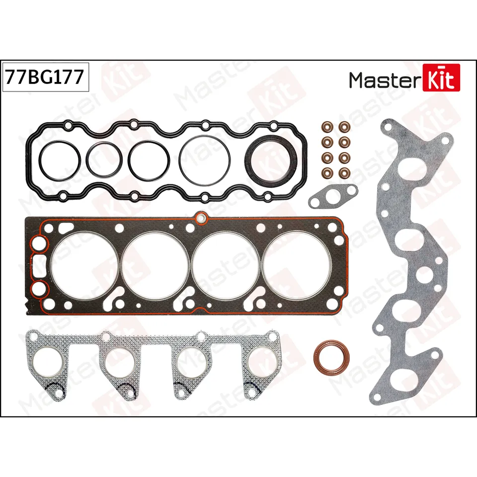 Комплект прокладок ГБЦ OPEL 18NV MASTERKIT 77BG177