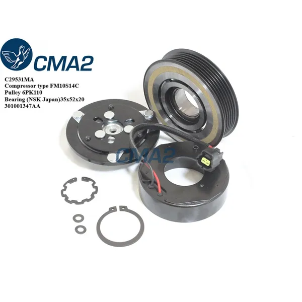 Муфта в сборе FM10S14C 6PK110 (NSK подшипник) 301001347AA CMA2 C29531MA