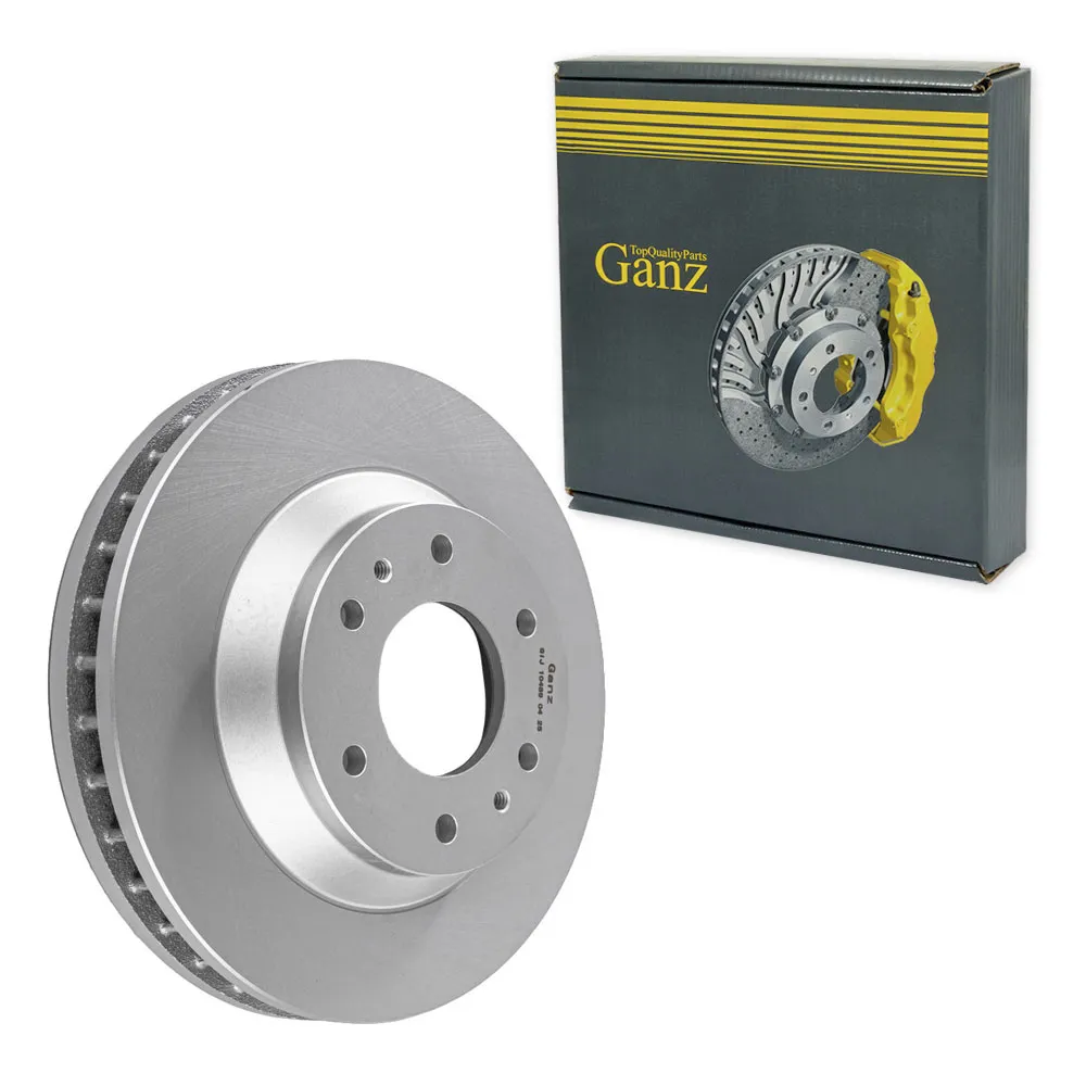 Диск тормозной передний с покрытием CHEVROLET TRAILBLAZER/GMC ENVOY 2002-2005 GANZ GIJ10489