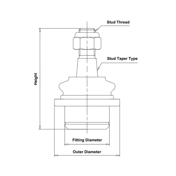 Опора шаровая FORD CTR CB0472