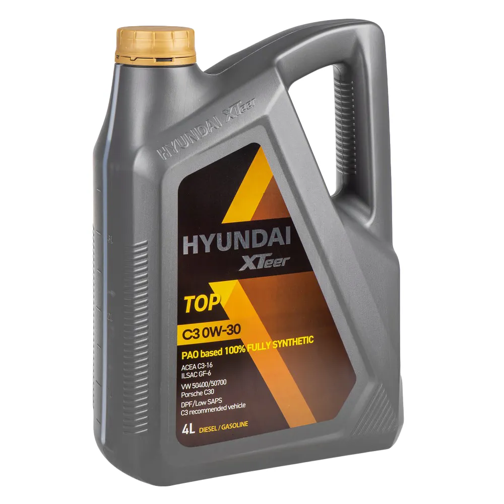 Масло моторное синт. HYUNDAI  XTeer TOP C3 0W30, 4 л 1041102