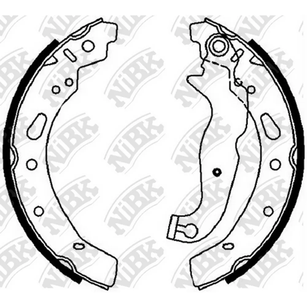 Колодки барабанные FORD Fiesta VI 08->/MAZDA 2 II 07-> (200x32mm) NIBK FN0630