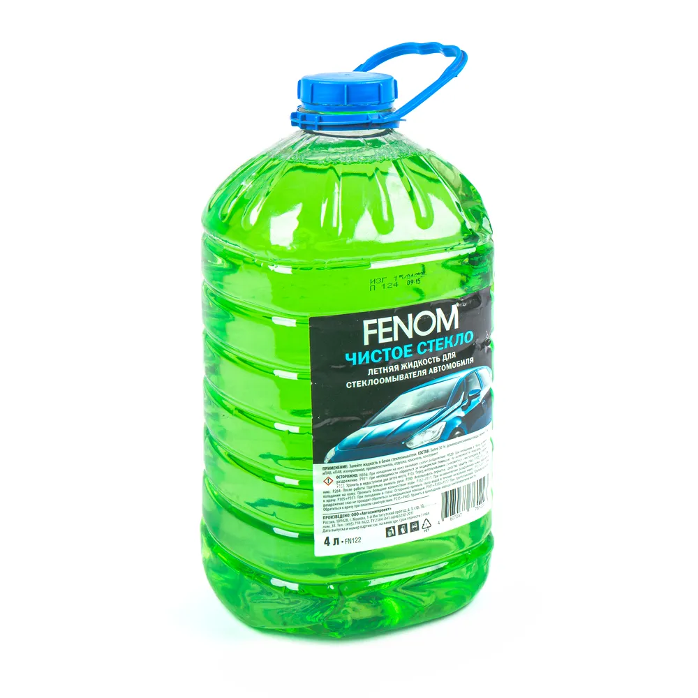 Жидкость омывателя летняя Fenom FN Чистое стекло готовый 4 л FN122